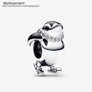 Pandora Skiing Penguin Charm|Pendant